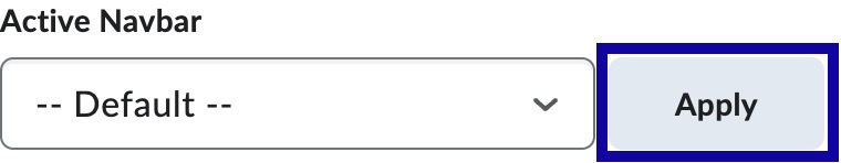 Select the Navbar from the list.