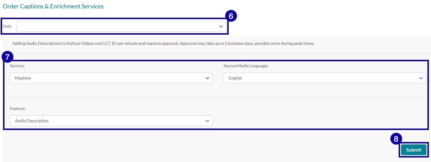 Numbered screenshot for steps 6-8