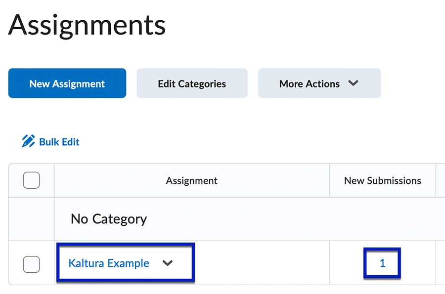 title of the assignment example