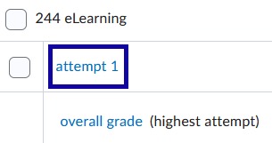 attempt 1 highlighted