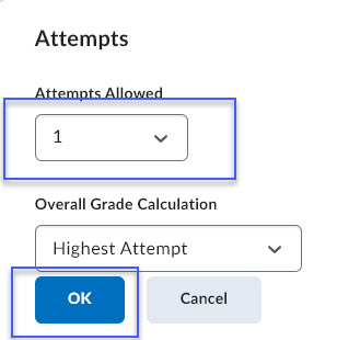 Overall Grade Calculation example