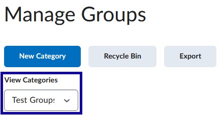 Select a Category.