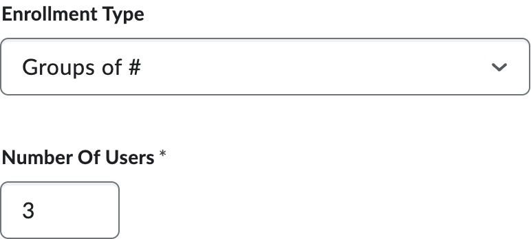 Groups of numbers
