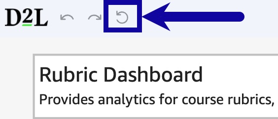 Bookmark to original dashboard