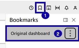 Bookmark to original dashboard