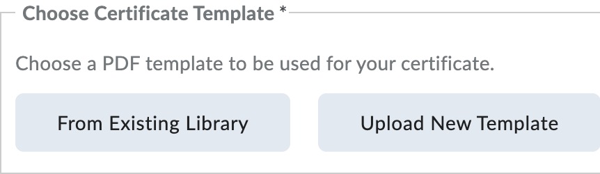 choose template
