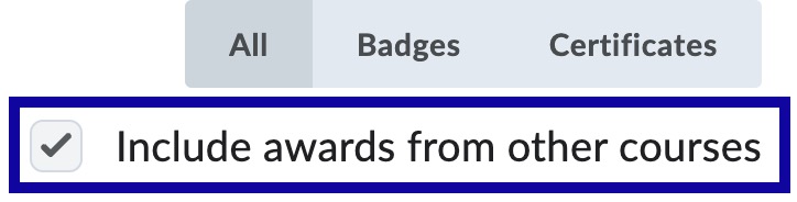 include awards