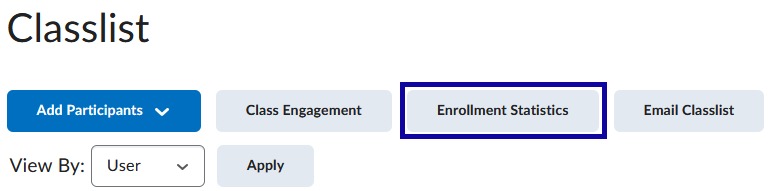 Select the Enrollment Statistics button.
