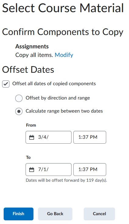 Select Course Material