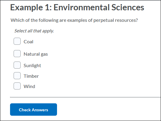 Multi-select with text options