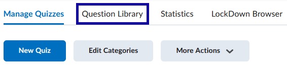 Select Question Library