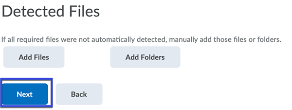 Select Add Files or Add Folders.