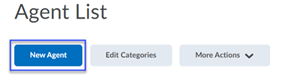 new agent button