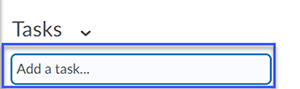 Under the Tasks option, select Add a Task.