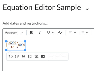 deleting equations