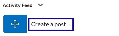 Create a post highlighted