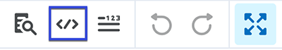 Select the HTML Source Editor icon.