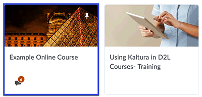 Select the course you wish to edit.