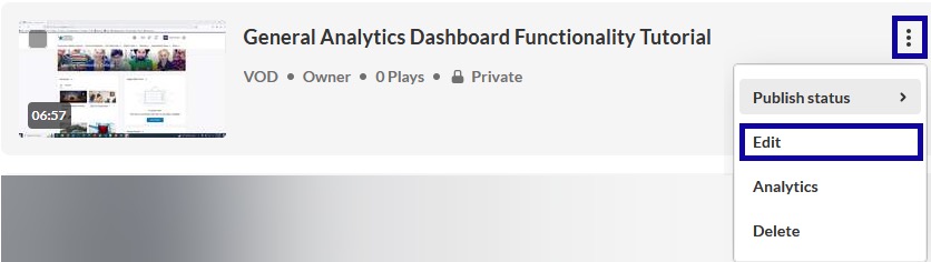 Three dots highlighted and Edit highlighted in dropdown menu