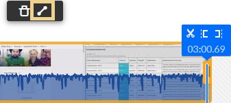 Use the fade in and out feature to create a smooth transition.