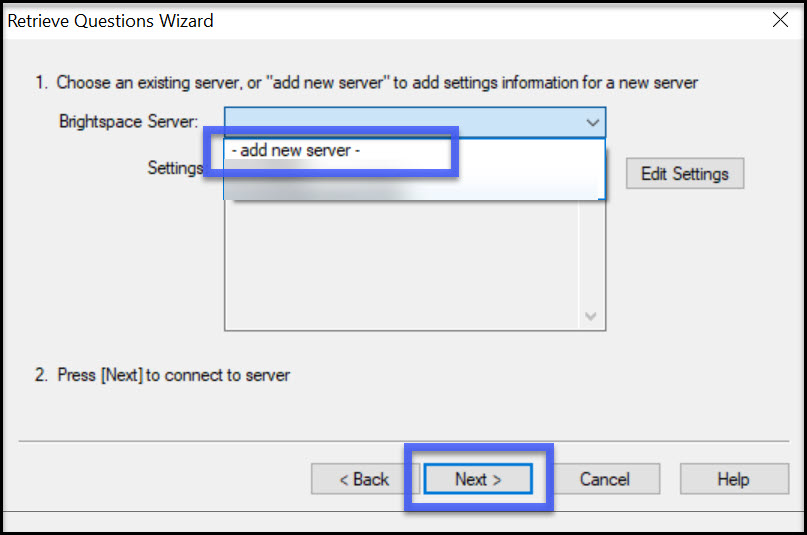 add new server example