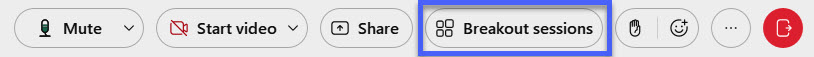 selecting Breakout Sessions example