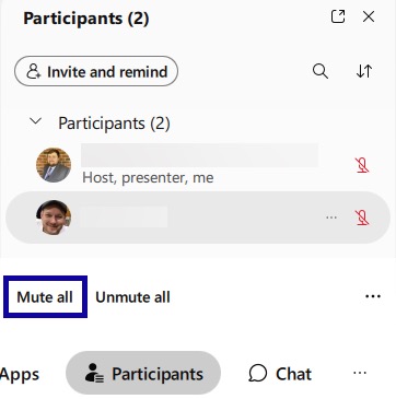 Mute all highlighted