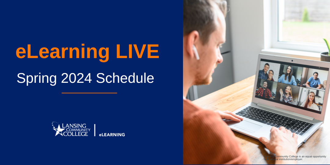 eLearning LIVE Spring 2024 Shedule