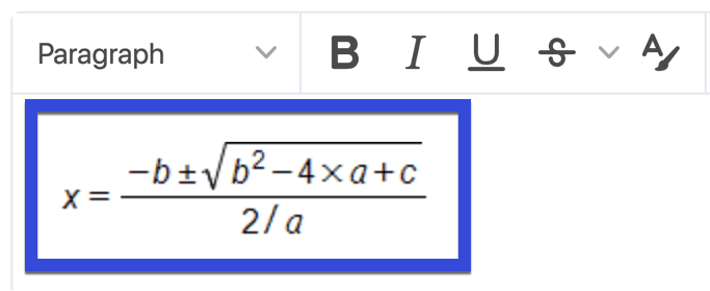 Locate the equation to be deleted