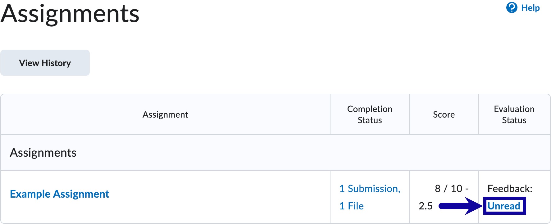 Assignment List Desktop
