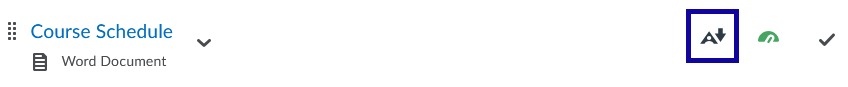 Alt format button highlighted.