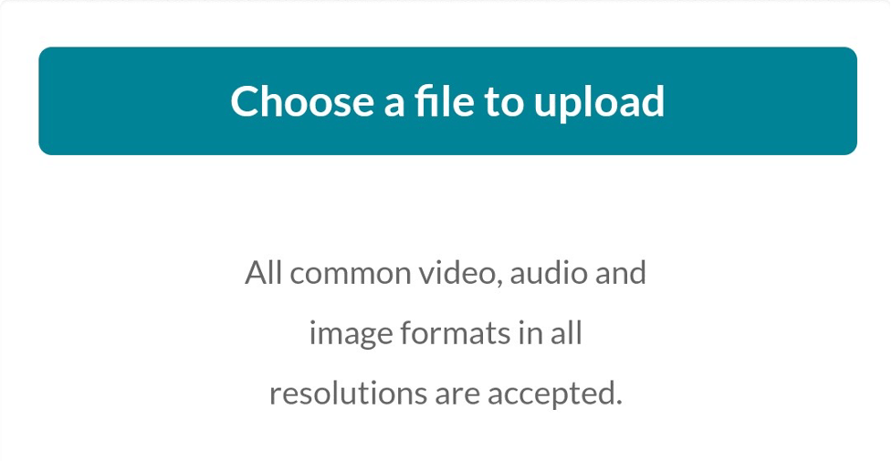 Select Choose a File to upload.