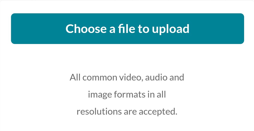 Select Choose a File to upload.