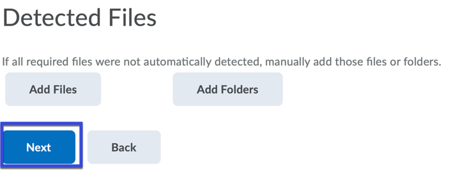 Select Add Files or Add Folders.